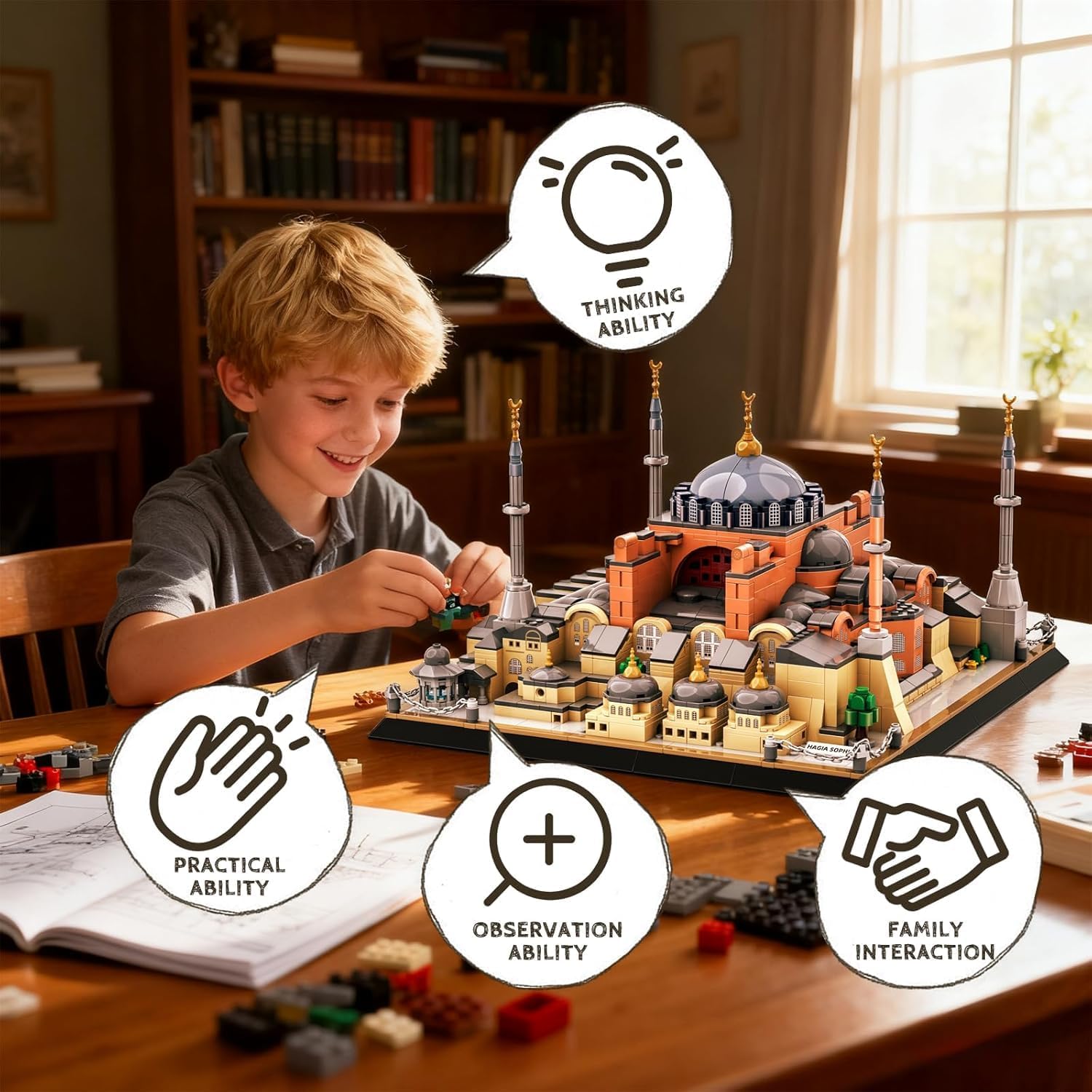 Hagia Sophia Building Blocks Set – 1434 Pieces