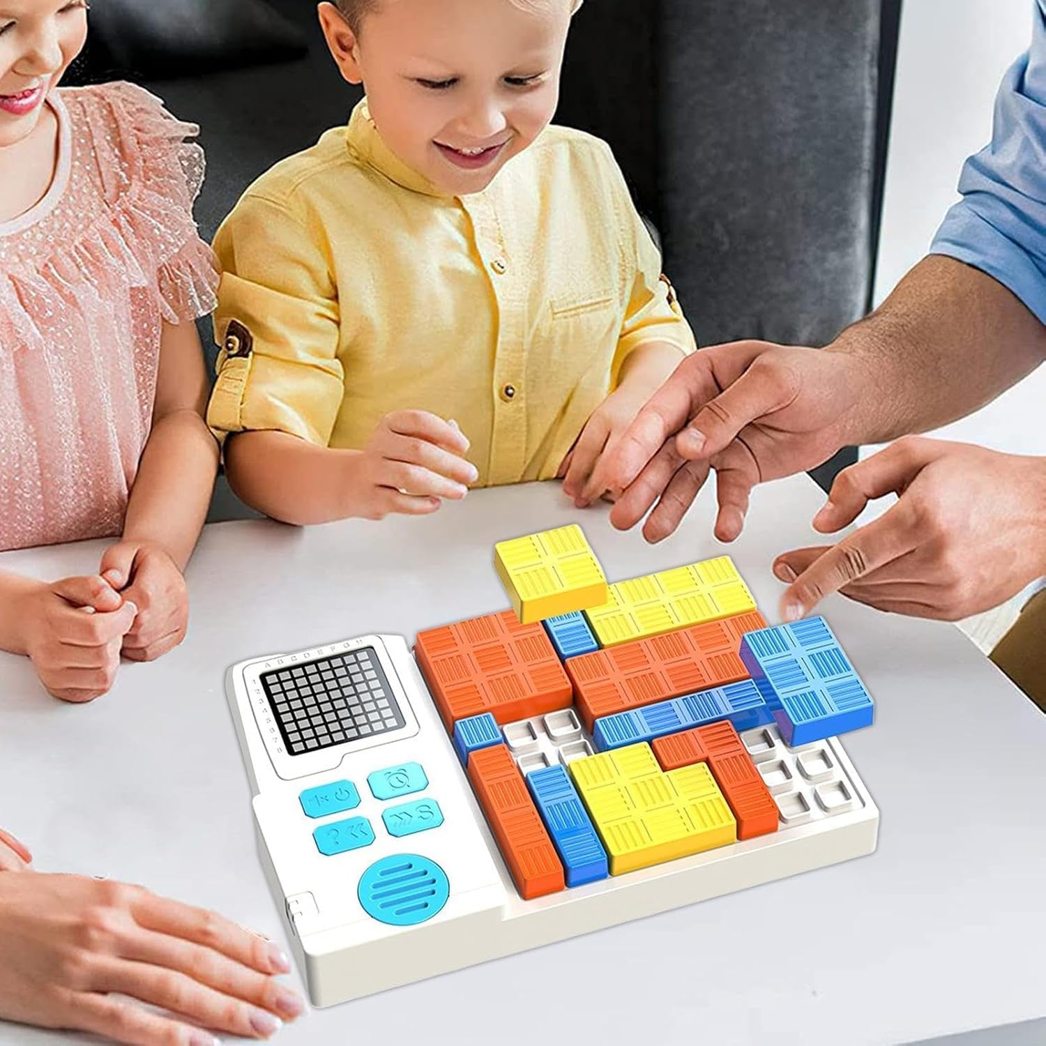 Electronic IQ Brain Teaser Puzzle Game for Kids and Adults with LCD Screen with 500 challenges