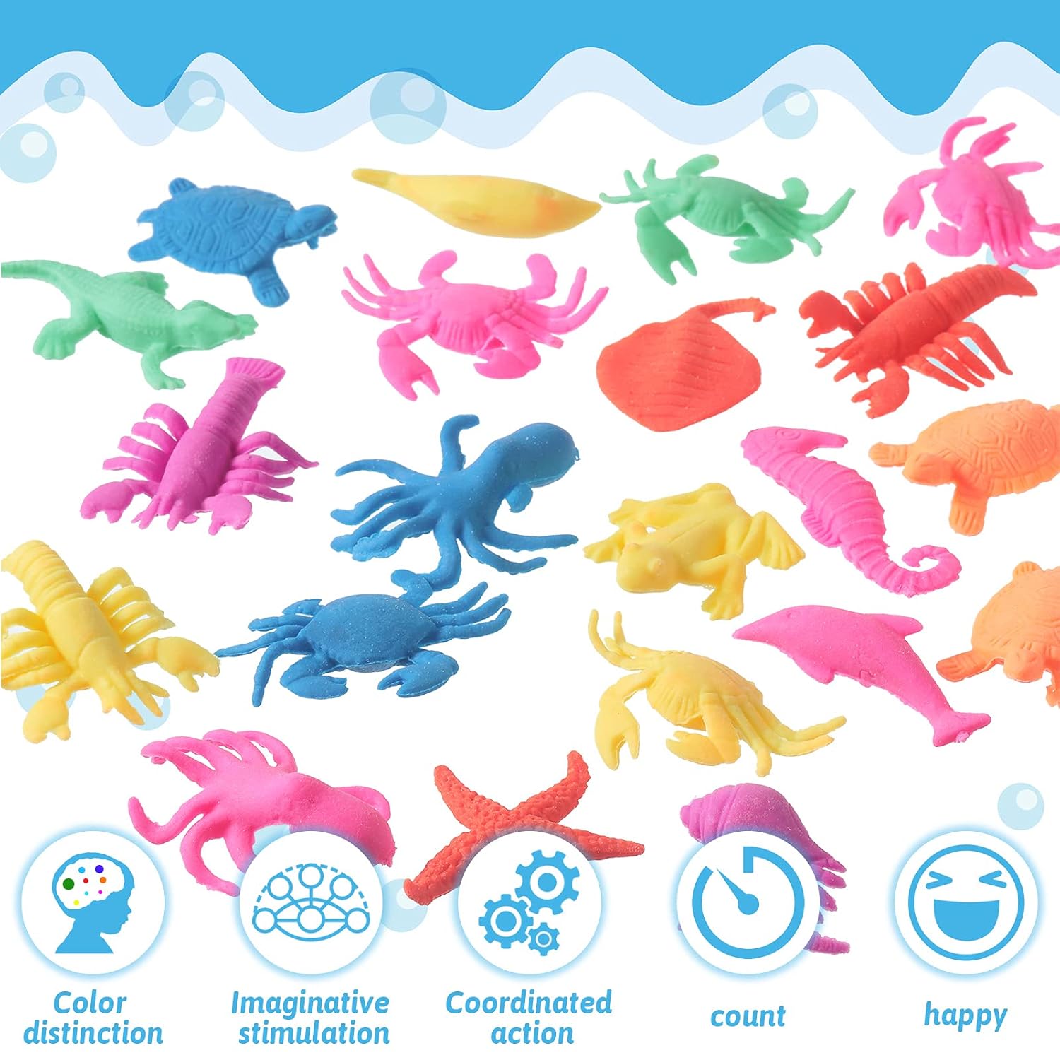 Creative Water Growing Animal 20 Pieces - Default Title - Odeez | Educational Toys Pakistan 
