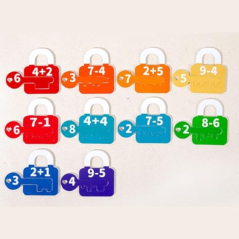 Digital Key Learning and Math Matching Toy 27 pieces - 909