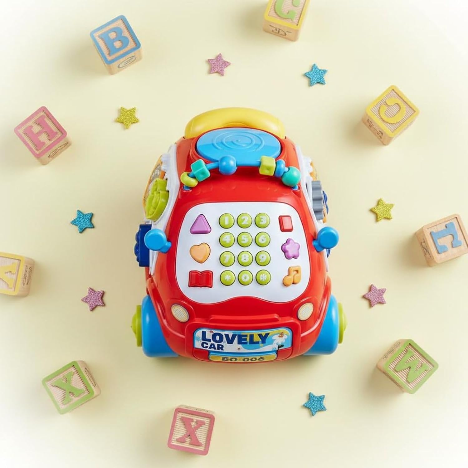 Musical Activity Car Interactive Learning and Music Toy - 619