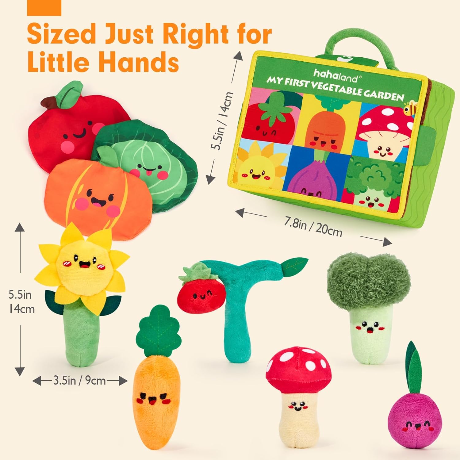 My First Vegetable Garden Soft Plush Activity Toy - 050