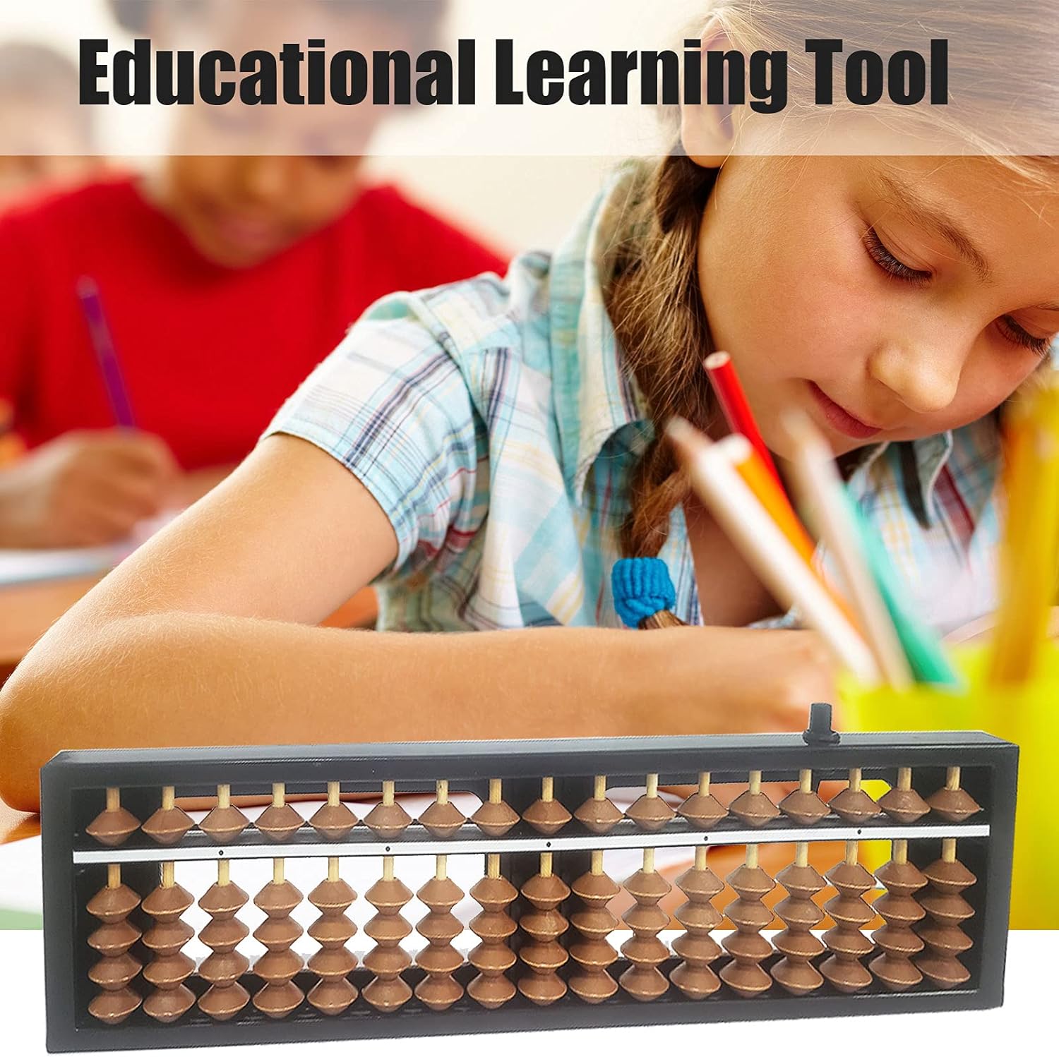 Plastic Math Calculation Abacus Learning Tool - Default Title - Odeez | Educational Toys Pakistan 