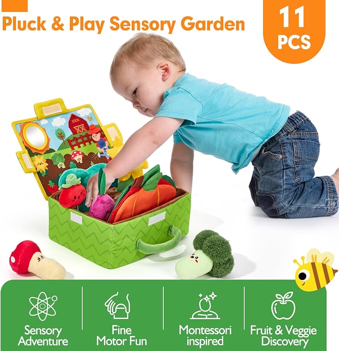 My First Vegetable Garden Soft Plush Activity Toy - 050