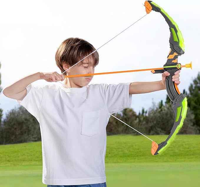 Archery Fun Shooting Sport Bow & Arrow Set with Target - 25A