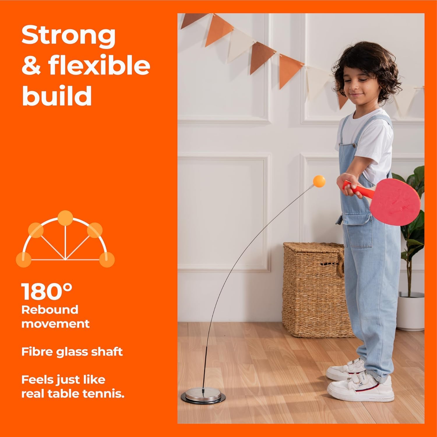 Indoor Table Tennis Trainer Playset