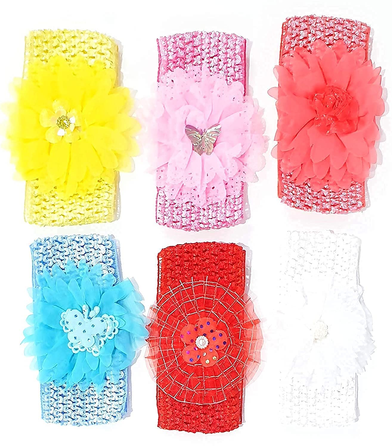 Beautiful Flower Party Headbands for Girls - 168 - Default Title - Odeez | Educational Toys Pakistan 