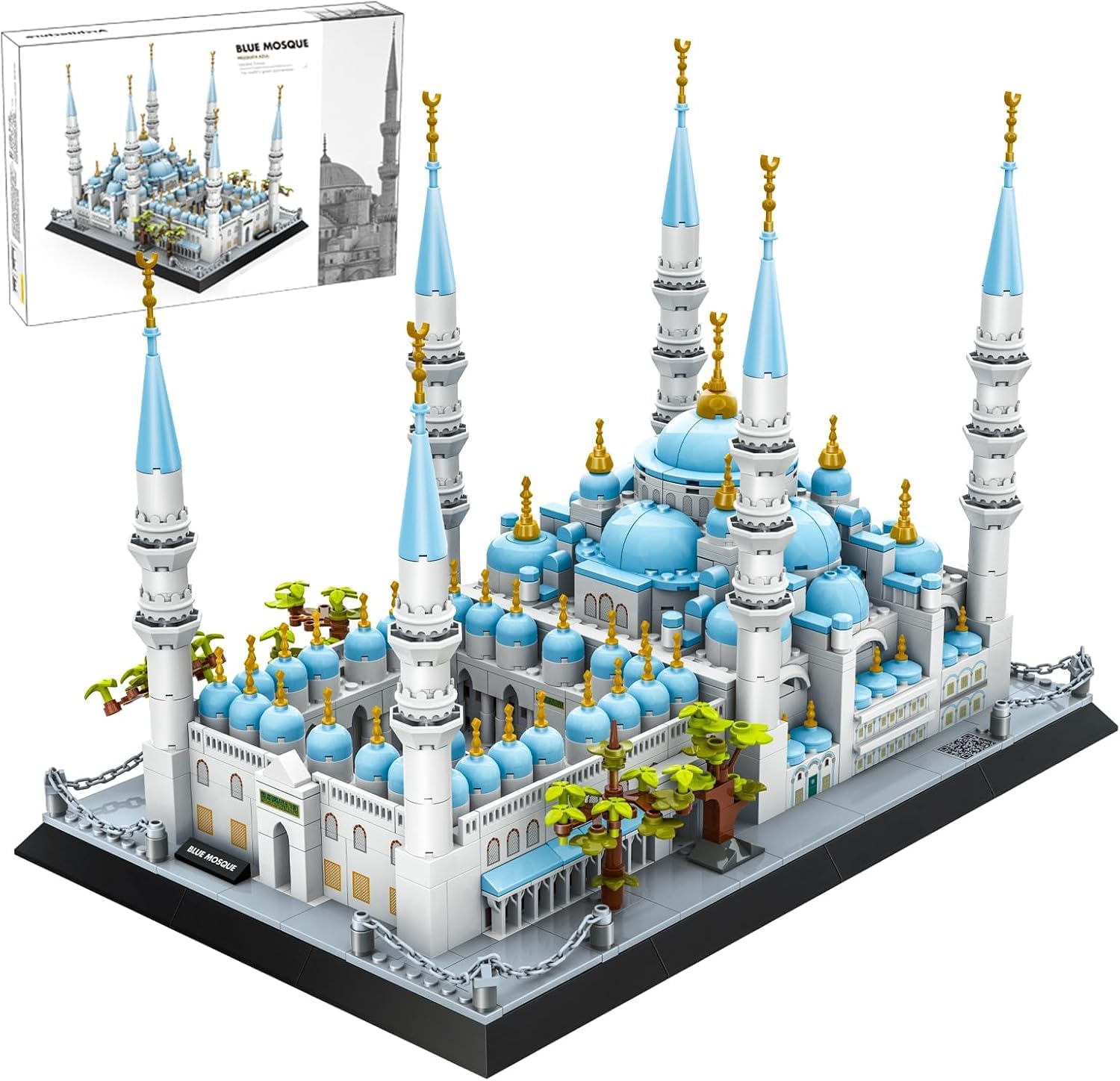 Blue Mosque Istanbul Building Blocks Set 1129 Pieces