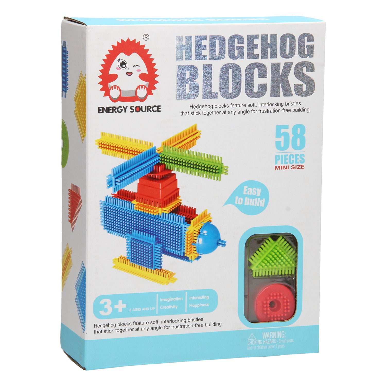 Hedgehog Blocks 58 Pieces Building Set