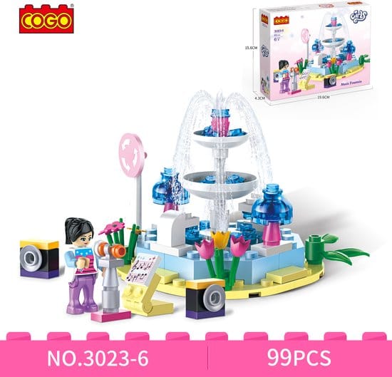 8in1 COGO Girls Fashion Street Building Blocks - 023