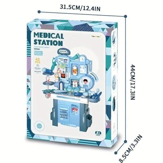 Pretend Role Play Medical Station Doctor Kit 42 pieces - 023