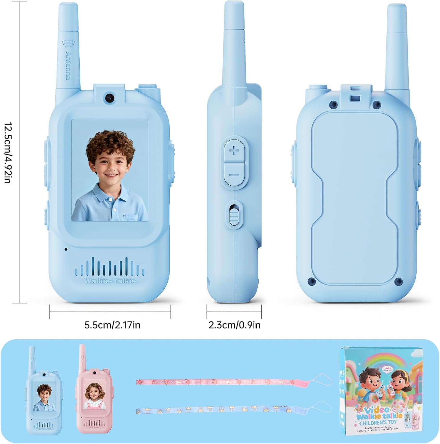 Rechargeable Video Call Walkie Talkie for Kids