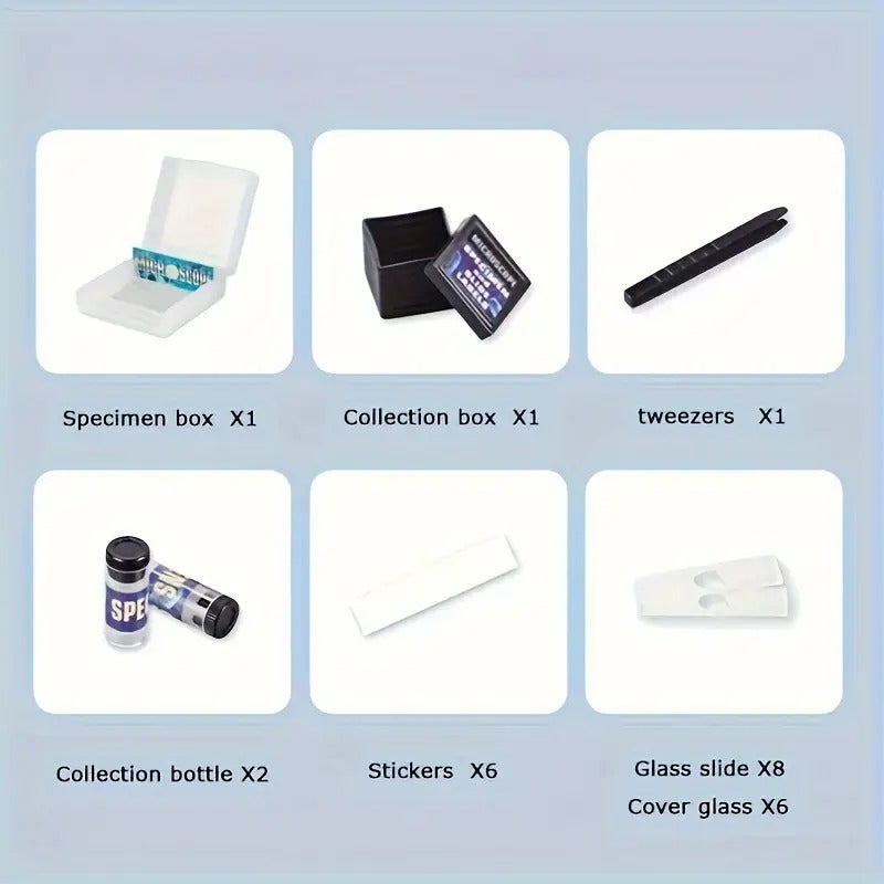 STEAM Science Explore Microscope 100/600/1200X Experiment Kit - 303