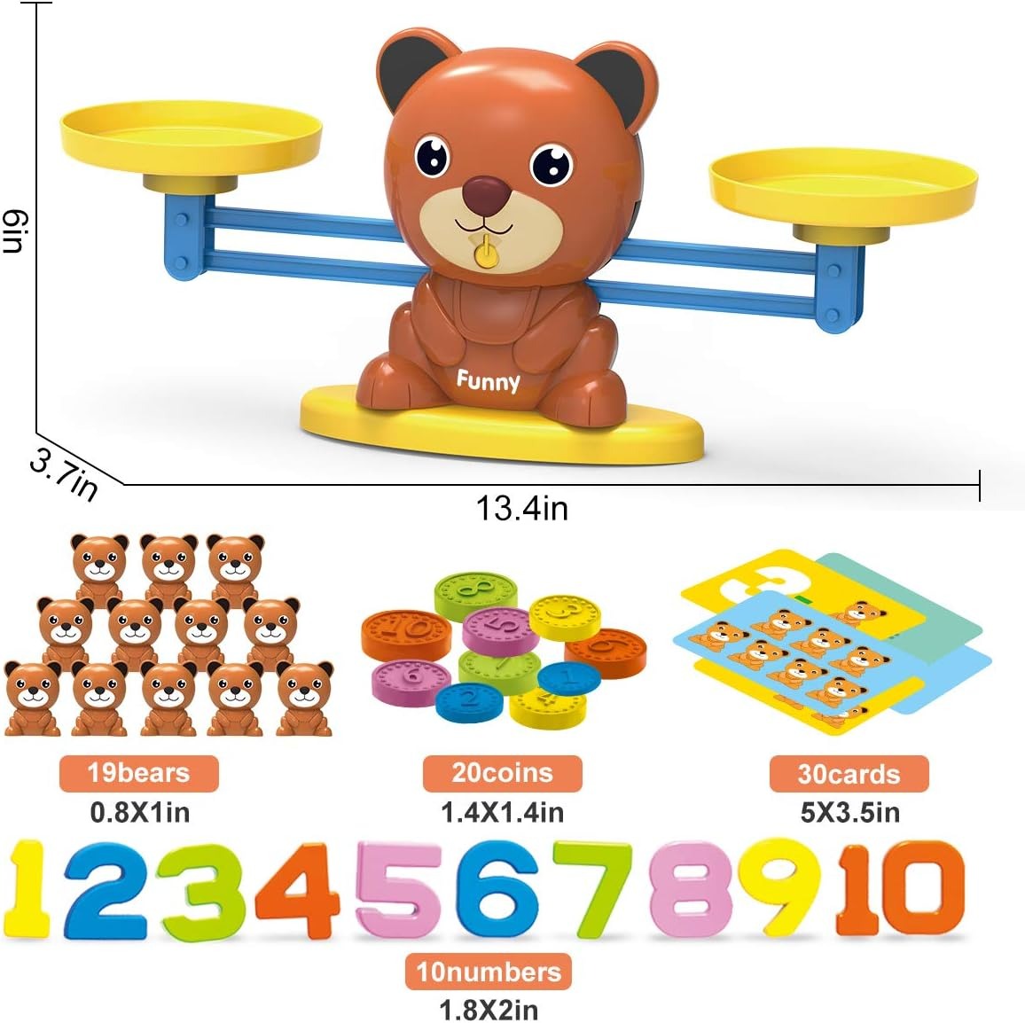 Bear Balance Mathematics Learning Game - 006