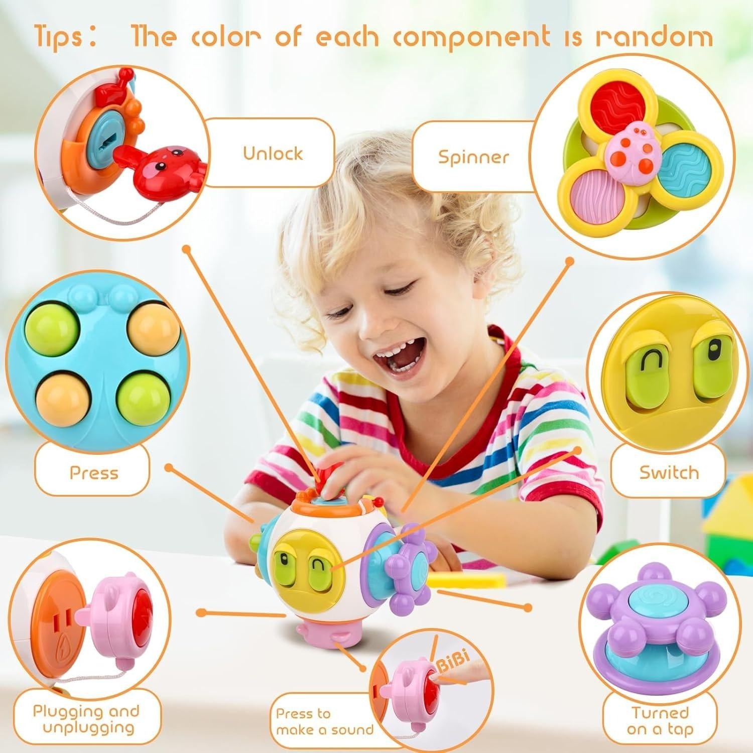 6in1 Busy Catch Ball Activity Cube - 022