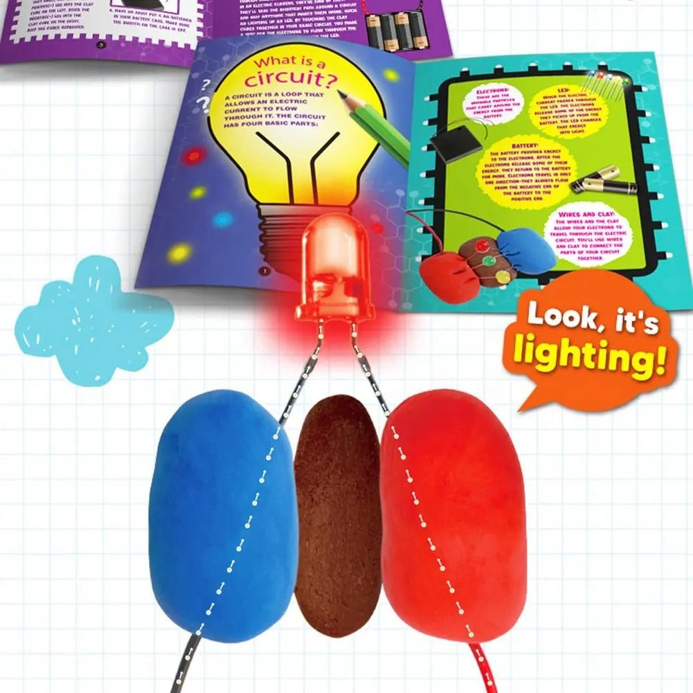 STEM Electric Circuit Science Dough Kit - 584 - Default Title - Odeez | Educational Toys Pakistan 