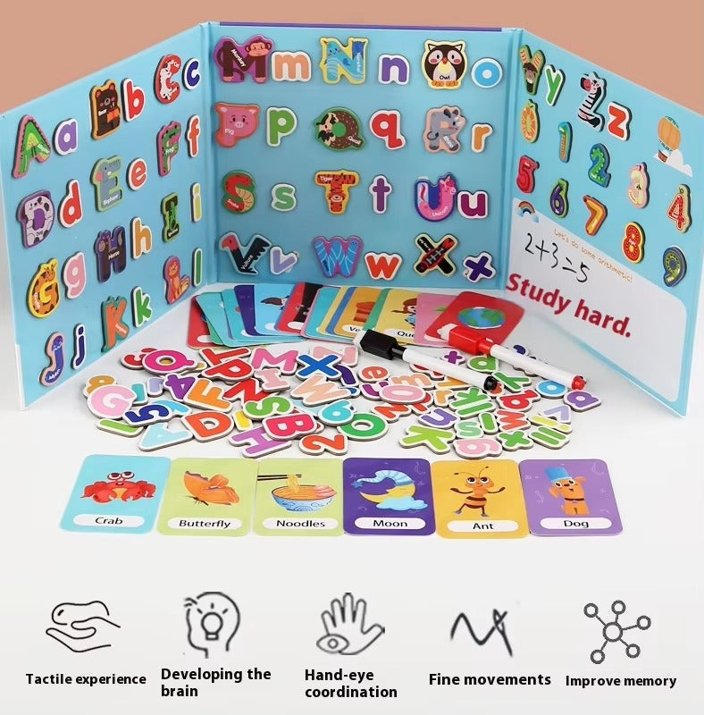 Letters and Numbers Magnetic Learning Book - 050