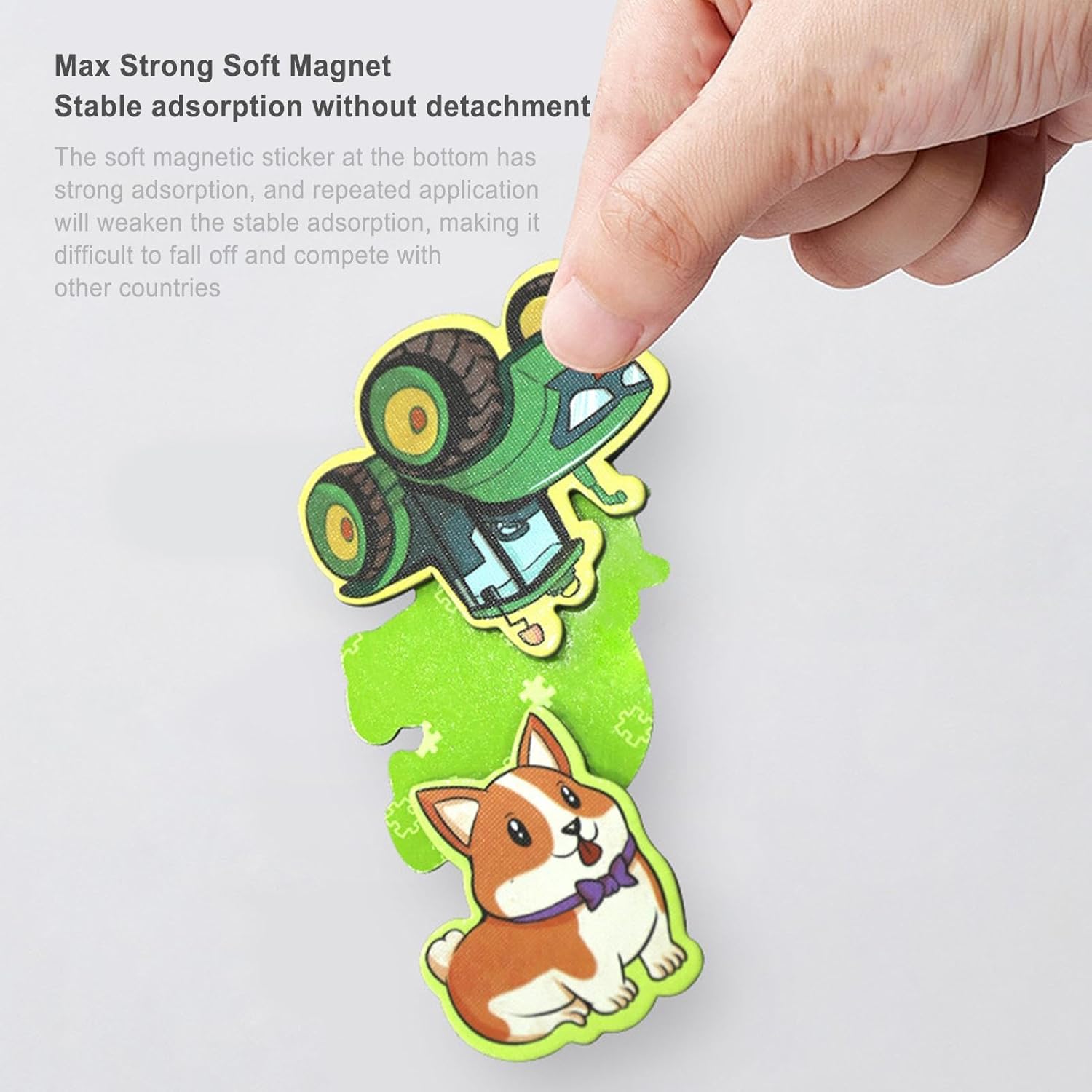 Magnetic Farm Animal Booklet for Kids - 15 pieces