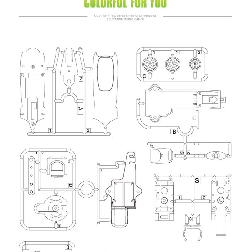 STEM DIY Wind-up Power Generator Set - 009 - Default Title - Odeez | Educational Toys Pakistan 