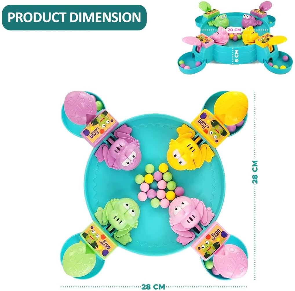 Hungry Frogs Eat Bean Activity Family Game - 201 - Default Title - Odeez | Educational Toys Pakistan 