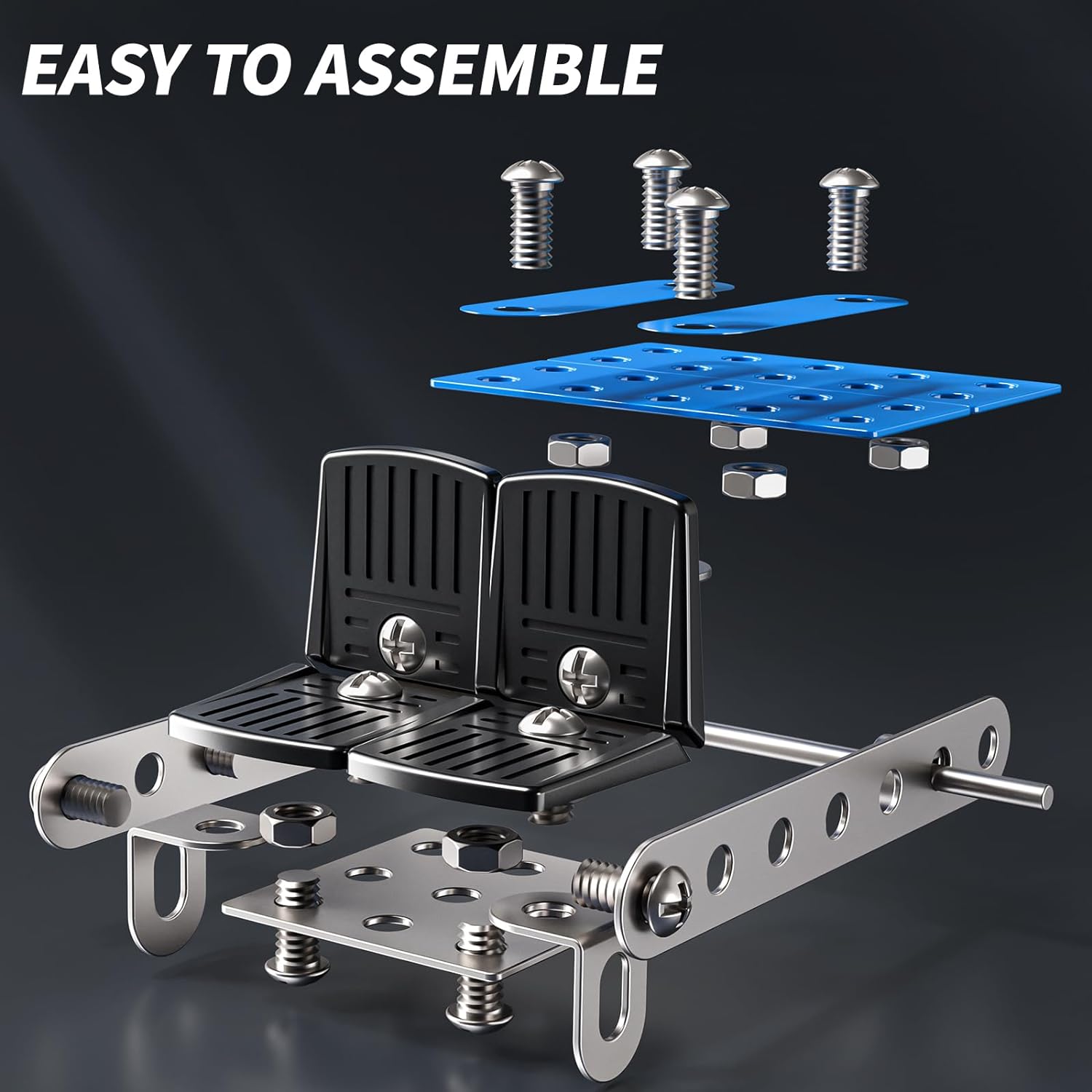 Build and Play Steel Racing Car Construction 208 pieces - 242 - Default Title - Odeez | Educational Toys Pakistan 