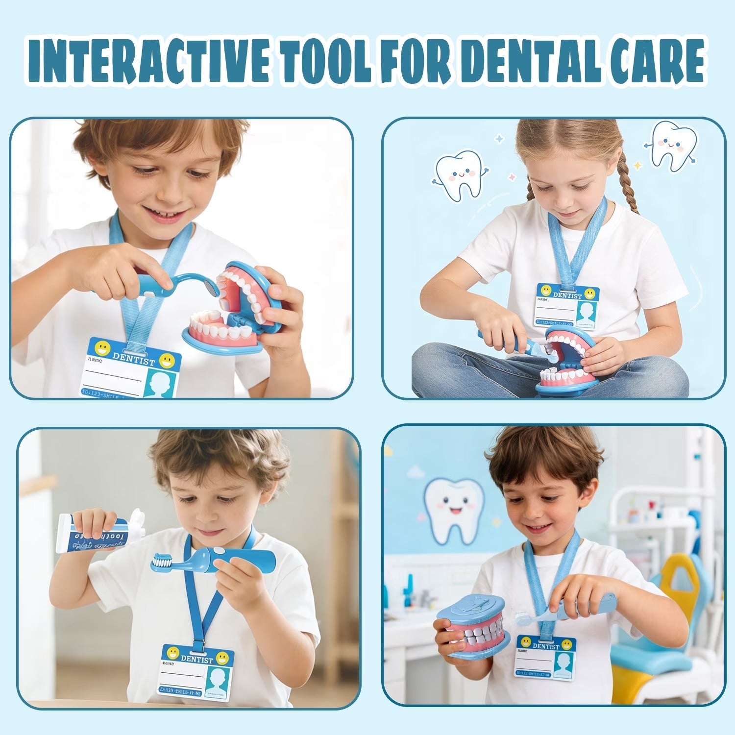 Kids Dentist Doctor Pretend Play Set - 835
