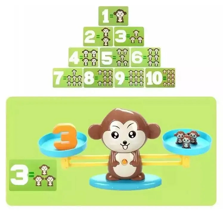 Monkey Balancing with Mental Maths Learning Kit