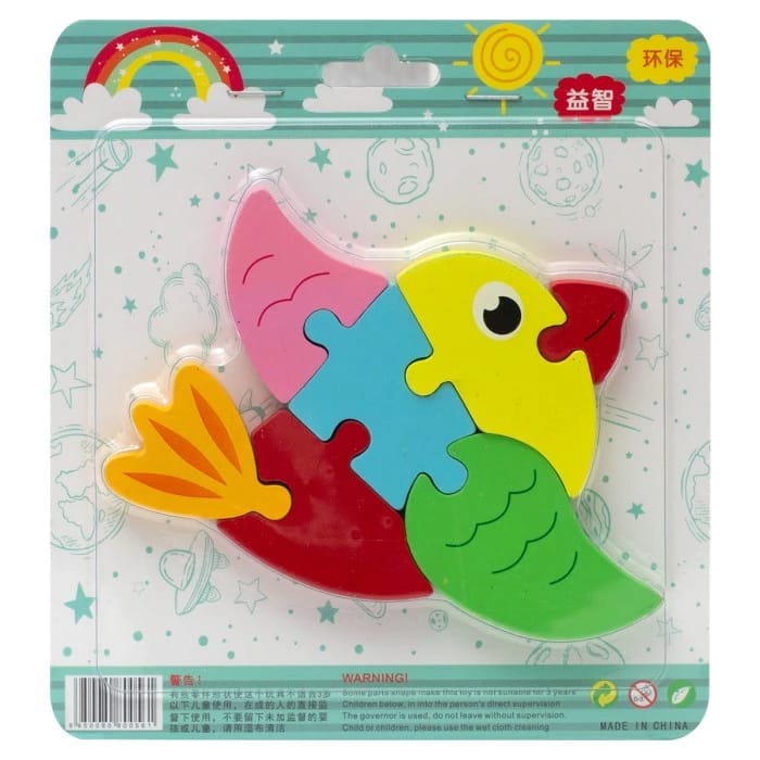 3D Cute Learning Animal Jigsaw Puzzle - Random Design - Default Title - Odeez | Educational Toys Pakistan 