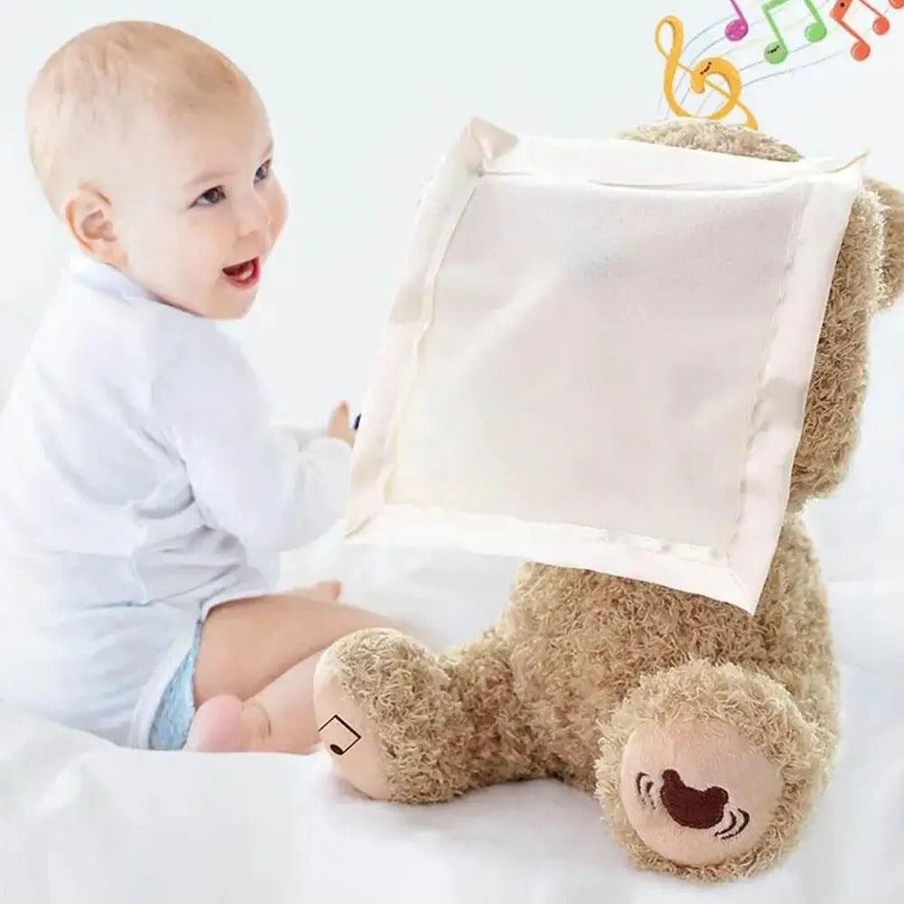 Peek A Boo Bear with Blanket Interactive Plush Teddy - 66B - Default Title - Odeez | Educational Toys Pakistan 