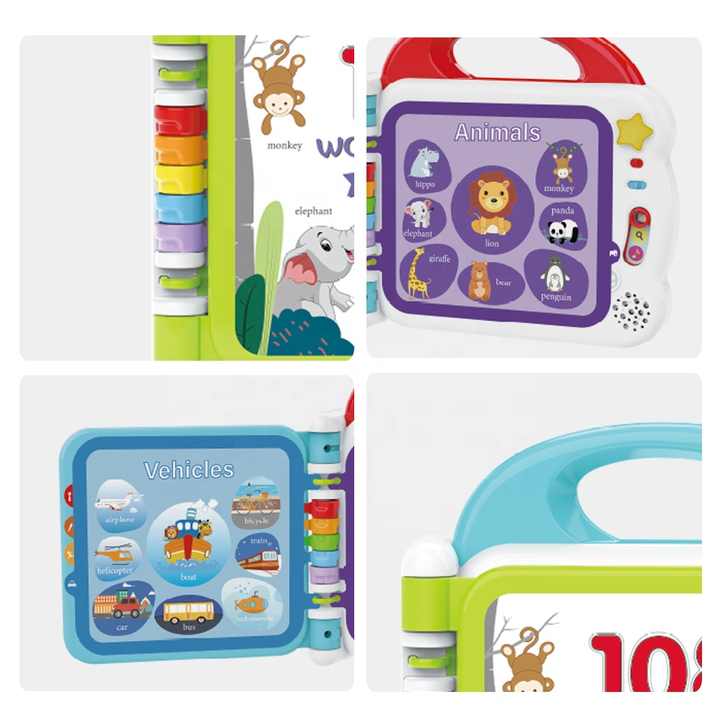 Touch and Learn Words Book with Bluetooth Function - 108 Words - Default Title - Odeez | Educational Toys Pakistan 