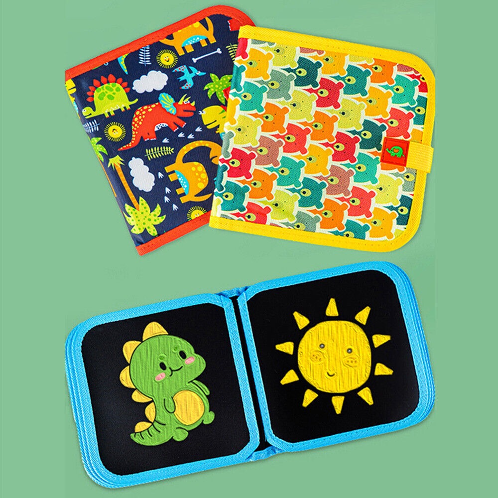 Erasable Waterproof Doodle Activity Drawing Book with 3 Pens - Default Title - Odeez | Educational Toys Pakistan 