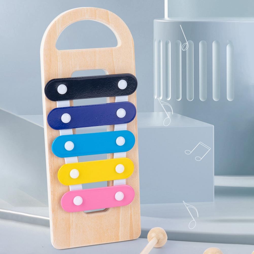 Wooden Tiger Pound Hammering Table with Xylophone - 930 - Default Title - Odeez | Educational Toys Pakistan 