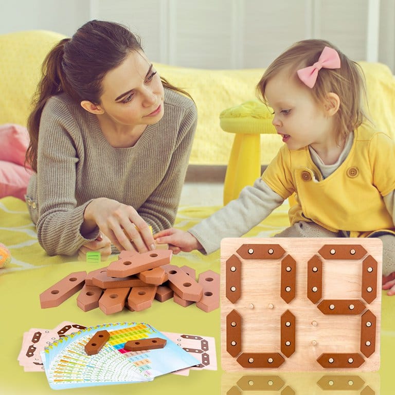Digital Wooden Board for Addition Subtraction Learning - 032 - Default Title - Odeez | Educational Toys Pakistan 
