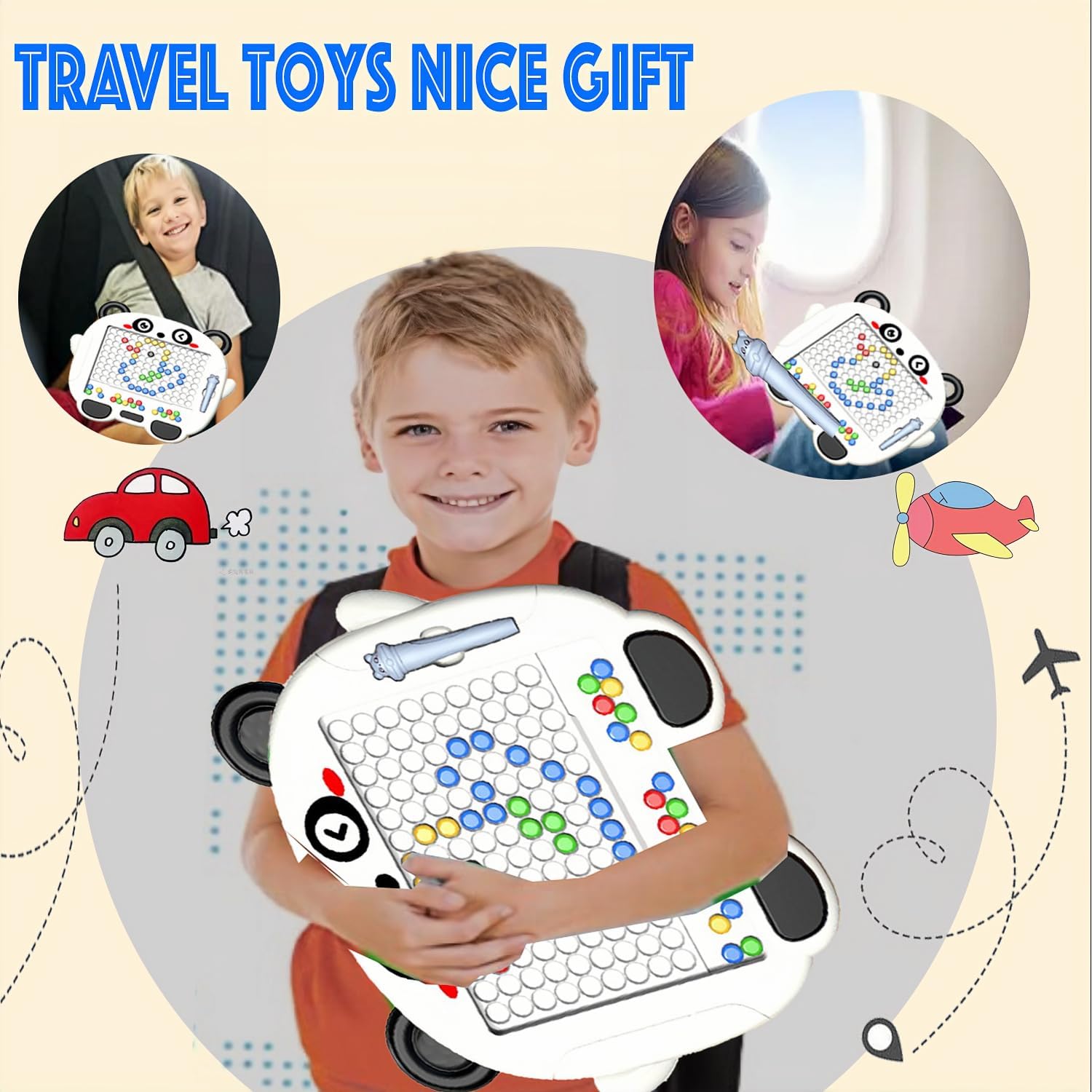 Panda Magnetic Drawing Bead Tablet - 816 - Default Title - Odeez | Educational Toys Pakistan 