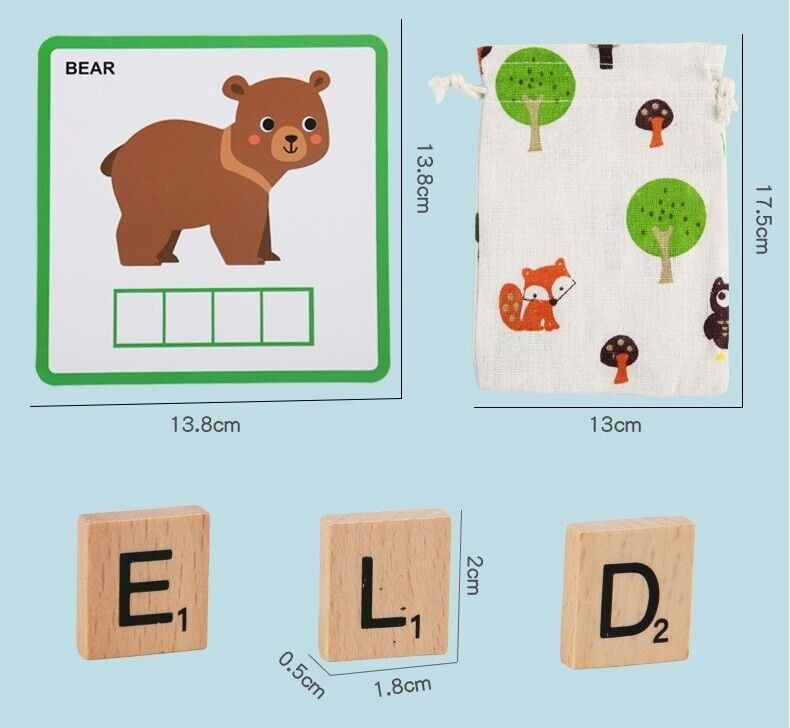 Alphabet Learning and Practice Spelling Game - 100 Pieces - Default Title - Odeez | Educational Toys Pakistan 