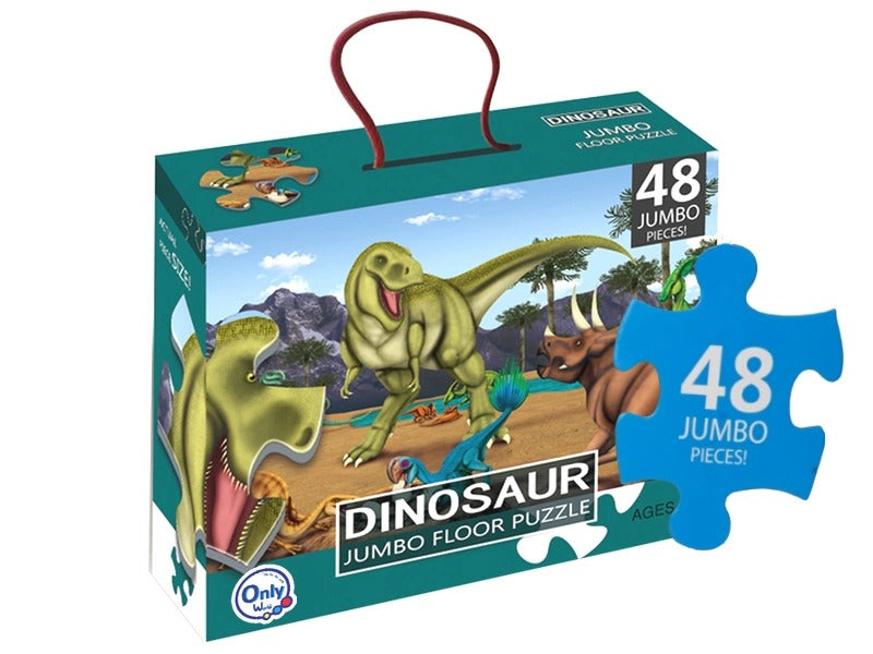 Dinosaur Jumbo Floor Puzzle 48 pieces - 098 - Default Title - Odeez | Educational Toys Pakistan 