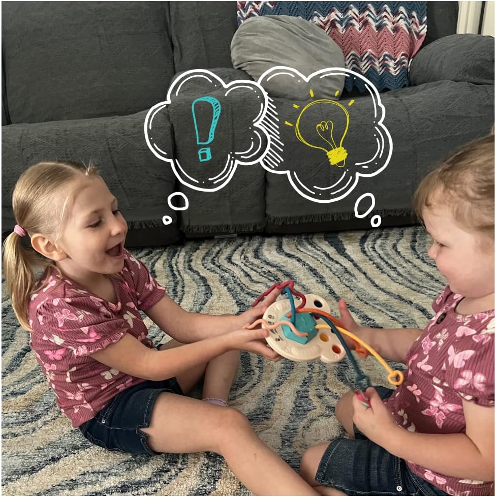 Baby Teether Pull String Sensory Rattle Toy - 888 - Default Title - Odeez | Educational Toys Pakistan 