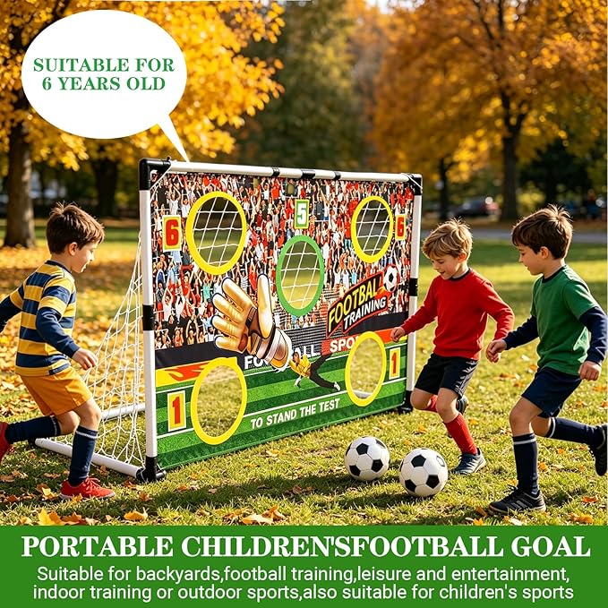 2-in-1 Football Goal & Target Training Set - 619