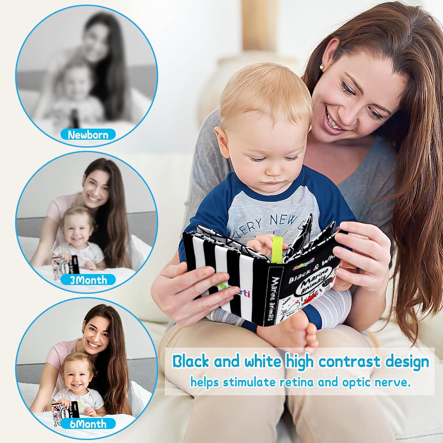 Soft Baby Learning Cloth Book - 014 - Default Title - Odeez | Educational Toys Pakistan 