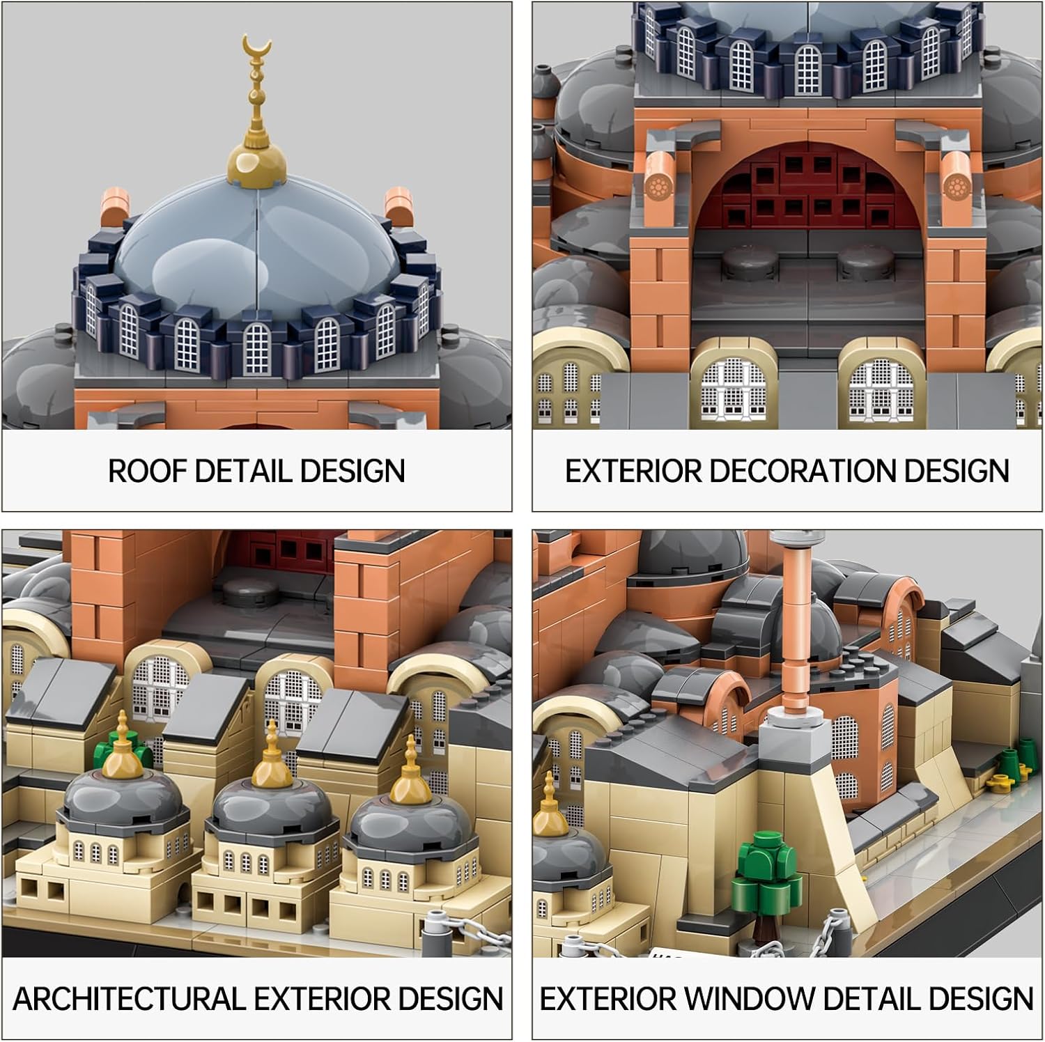 Hagia Sophia Building Blocks Set – 1434 Pieces