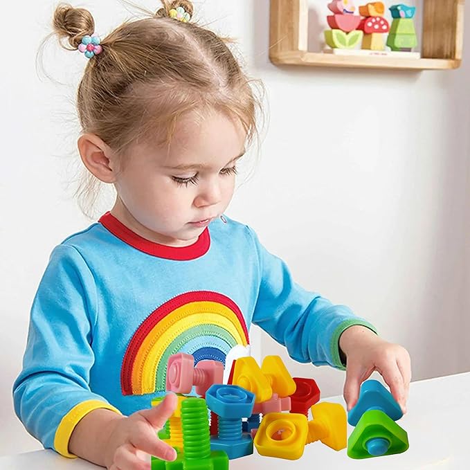 Colorful Nuts & Bolts Construction Set - 205