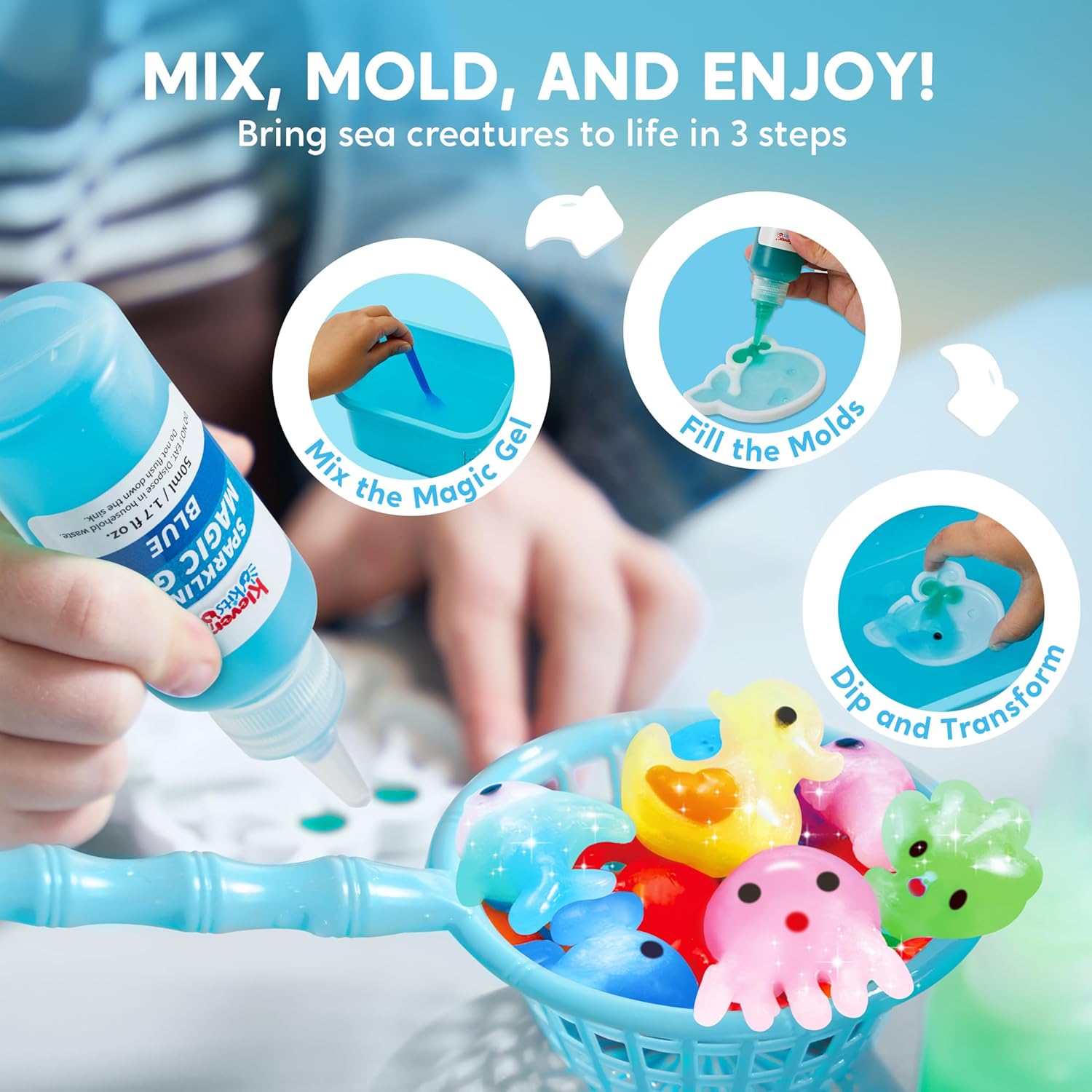 Without Box Magical Waterscape - DIY ELF Water Gel Molding Toy - 689