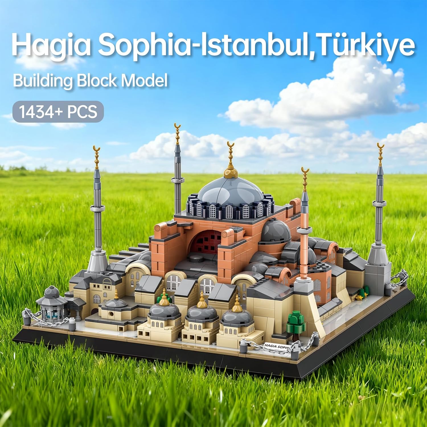 Hagia Sophia Building Blocks Set – 1434 Pieces