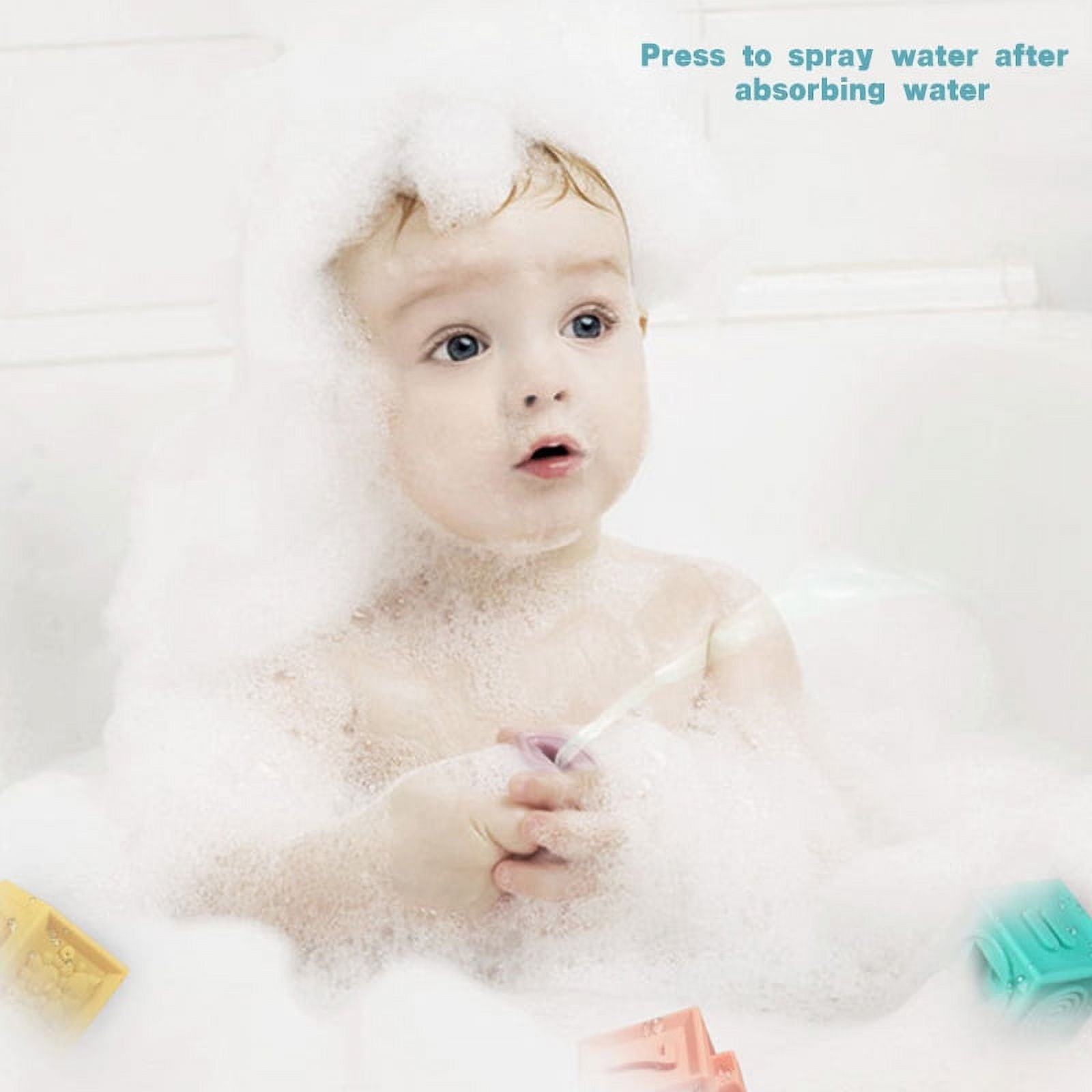 Baby Soft Gum Building Blocks 6 pieces - 080 - Default Title - Odeez | Educational Toys Pakistan 