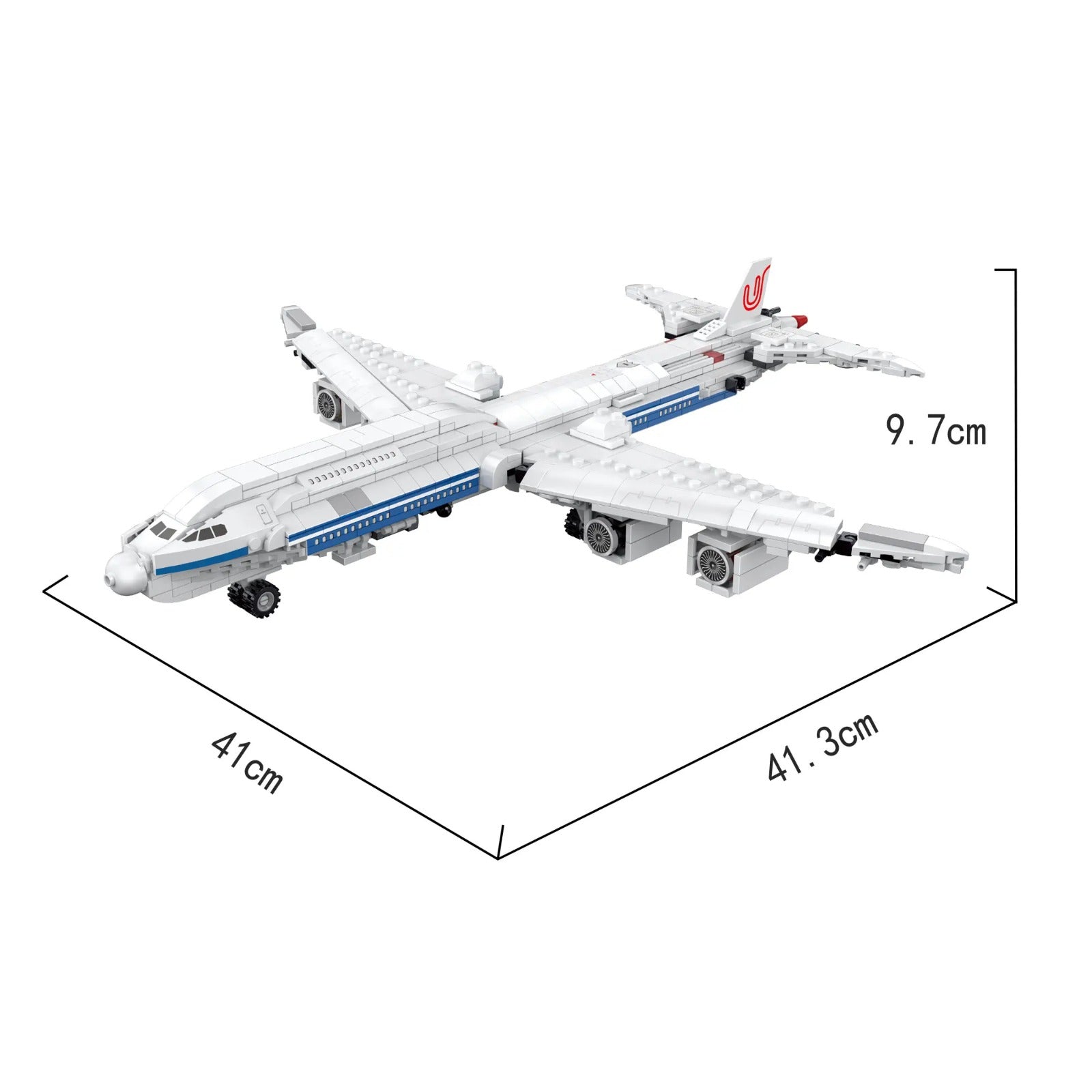 6 Space Explorers Fighter Robot Jet Building Blocks Model - 122