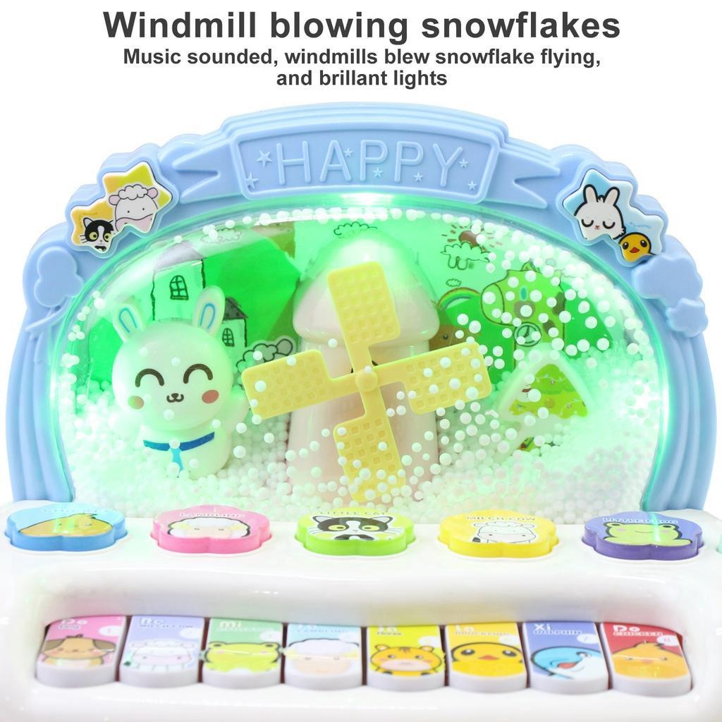 Glow Snowflake Animal Baby Piano kit - 349 - Default Title - Odeez | Educational Toys Pakistan 