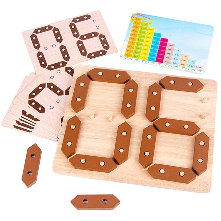 Digital Wooden Board for Addition Subtraction Learning - 032 - Default Title - Odeez | Educational Toys Pakistan 