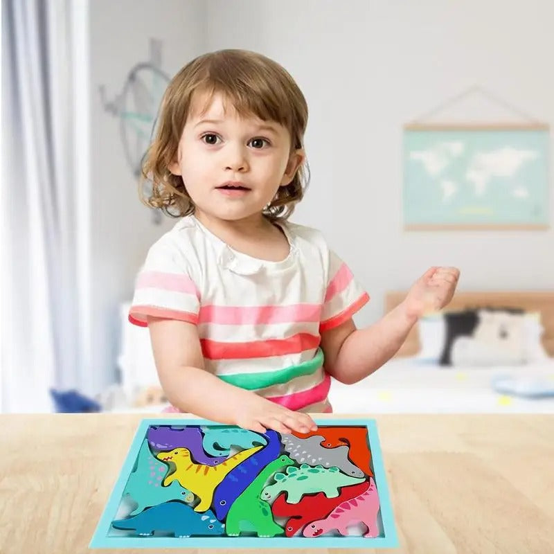 Wooden Logical Challenge Tray Blocks Game - Random Puzzle - Default Title - Odeez | Educational Toys Pakistan 