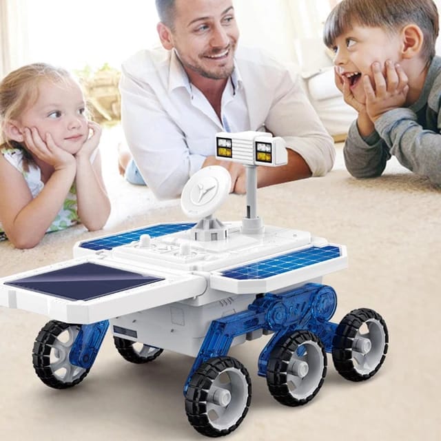 STEM DIY Solar Mars Exploration Car 4x4 - 6 Wheels - Default Title - Odeez | Educational Toys Pakistan 