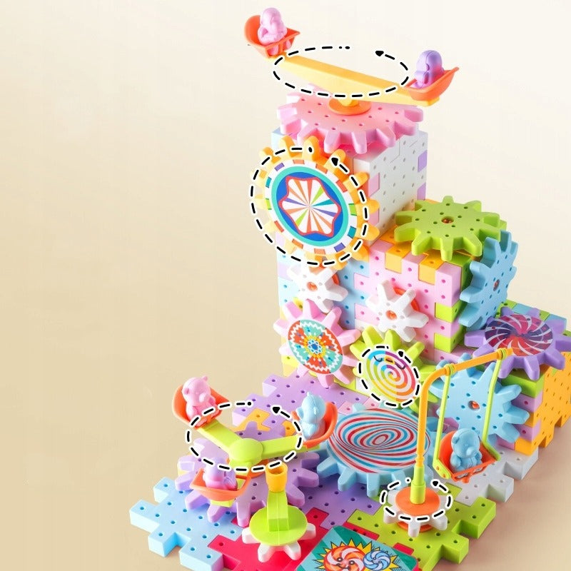 Magical Electronic Interlocking Gear Blocks - 83 Pieces - Default Title - Odeez | Educational Toys Pakistan 